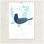 2026 Illustrated Birds Wall Calendar, thumbnail 2 of 6
