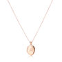 Women's Rose Gold Plated Initial Message Necklace, thumbnail 4 of 8