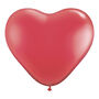 Red Heart Party Balloons, thumbnail 2 of 7