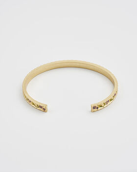 Blackberry Bramble Gold Bangle, 5 of 9