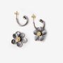 Spring Flower J Hoop Earrings, thumbnail 3 of 5