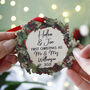 Mr And Mrs First Christmas Hanging Decoration, thumbnail 1 of 7