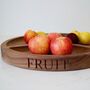 Personalised Wooden Fruit Bowl, thumbnail 1 of 4