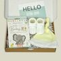 Hello Baby Letterbox Gift Set, thumbnail 1 of 8