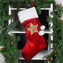 Personalised 1st Christmas Red Hanging Stocking, thumbnail 2 of 2