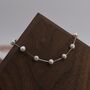 Freshwater Pearl Bracelet In Sterling Silver, thumbnail 4 of 12