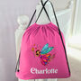 Personalised Fairy Drawstring Pe Kit Bag, thumbnail 1 of 5