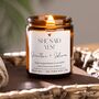 She Said Yes Personalised Engagement Scented Candle Gift, thumbnail 1 of 7