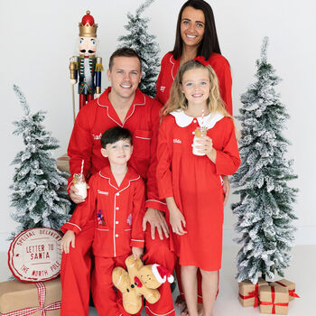 Personalised Christmas Gingerbread Boy's Pyjama, 7 of 7