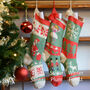 Traditional Christmas Stocking Personalised, thumbnail 3 of 6
