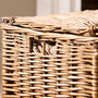 Tall Wicker Hamper Basket, thumbnail 4 of 5