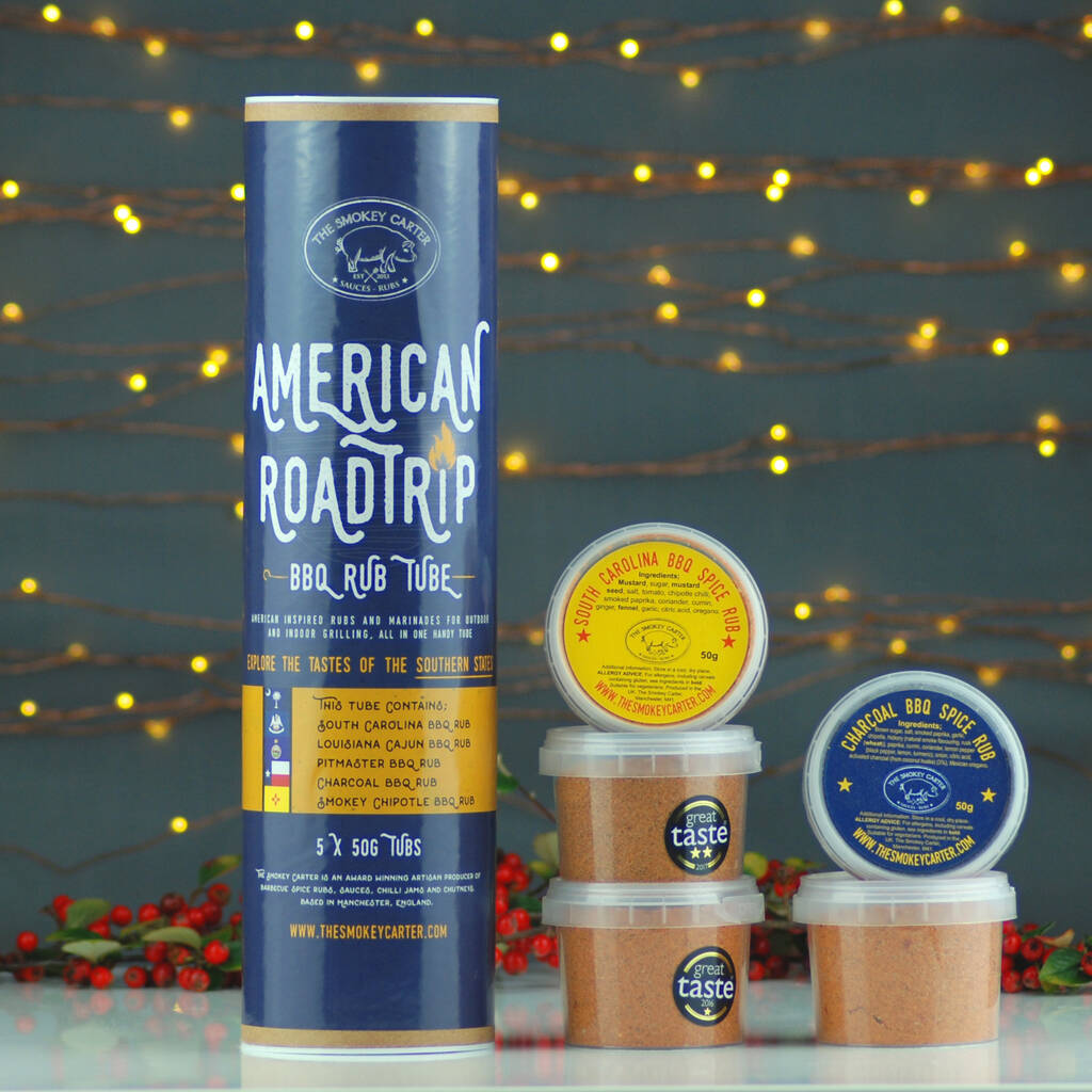 Image of American Roadtrip Bbq Rub Tube Gift Set