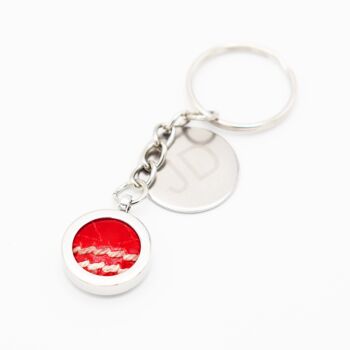 Personalised Cricket Ball Key Chain/Keyring, 2 of 6