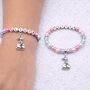 Personalised Easter Bracelet Easter Gift For Girls Keepsake, thumbnail 2 of 12