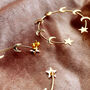Celestial Star And Moon Hoop Earrings, thumbnail 2 of 9