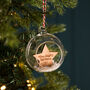 Personalised Christmas Cherry Wooden Star Bauble, thumbnail 2 of 3