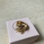 Adjustable Gold Vine Leaf Ring, thumbnail 6 of 6