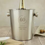 Personalised Date Stainless Steel Ice Bucket, thumbnail 4 of 6
