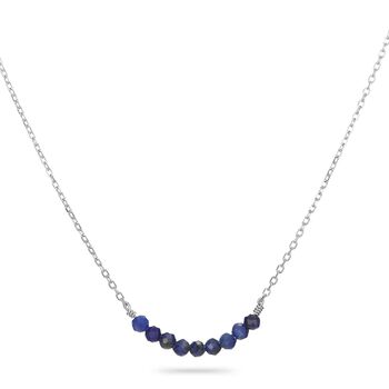 Blue Lapis Beads Necklace, 2 of 5