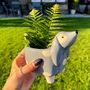 Spotty Dog Ceramic Planter, thumbnail 2 of 4