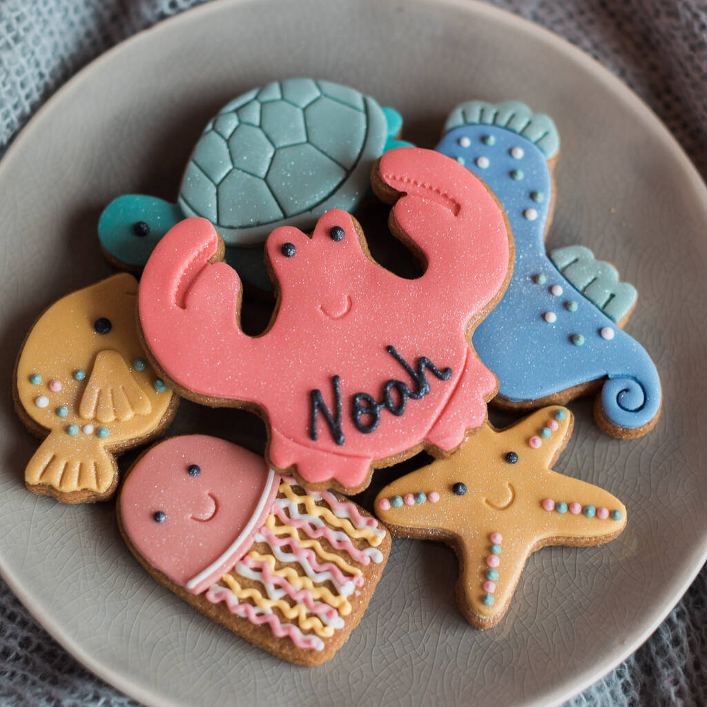 Personalised Under The Sea Biscuit Gift By My Bakes