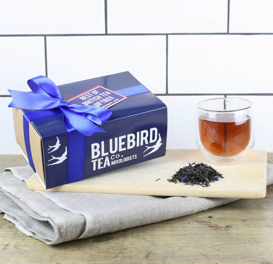 'best of british tea' gift box by bluebird tea co.