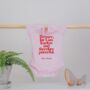 Mary Shelley 'I Am Fearless' Baby Grow, thumbnail 1 of 2