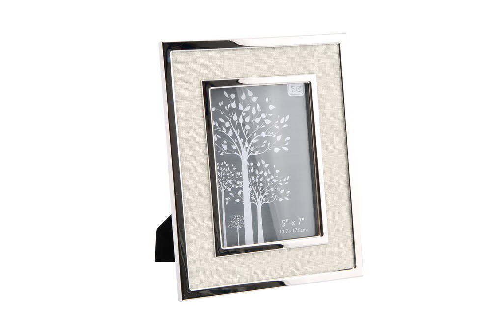 linen photo frame by jodie byrne