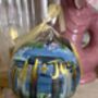 Hand Painted Wedding Venue Bauble – Custom Illustration With Couple’s Names And Date, thumbnail 9 of 12