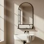 Wall Mirror With Mini Shelf, thumbnail 2 of 12