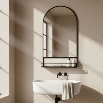 Wall Mirror With Mini Shelf, 2 of 12