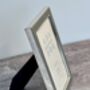 Sixtrees Grey Patterned Border Photo Frame, Four X Six, thumbnail 3 of 3