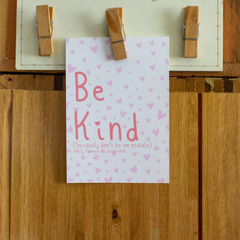 'Be Kind' Positivity Print, 2 of 6