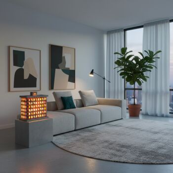 Bruta Lamp The Brutalist Apartment Block Architectural Model/Light, 7 of 10