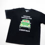 Mens 'Driving Gnome For Christmas' T Shirt, thumbnail 2 of 5
