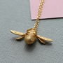 Sterling Silver Bumble Bee Necklace, thumbnail 4 of 6