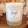 Personalised Memorial Candle Gift, thumbnail 1 of 7