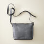 Fair Trade Classic Leather Shoulder Cross Body Handbag, thumbnail 4 of 11