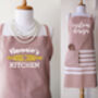 Personalised Soft Cotton Apron, Cotton Tea Towels, thumbnail 3 of 9