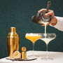 Martini Cocktail Gift Set In Soft Gold Finish, thumbnail 1 of 5