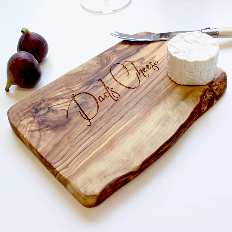 Personalised Live Edge Cheese Board By The Rustic Dish 