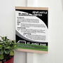 Years Of Being A Geordie Print Birthday Gift For Newcastle United Fan, thumbnail 4 of 6