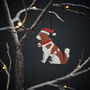 Cavalier King Charles Spaniel Christmas Tree Decoration Personalisation Available, thumbnail 3 of 4