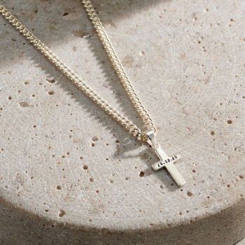 Personalised Cross Pendant Necklace, 2 of 9