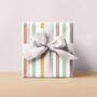 Luxury Pastel Wide Stripe Wrapping Paper, thumbnail 2 of 9