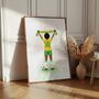 Football Personalised Gift Print, thumbnail 2 of 8