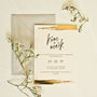 Double Foil Wedding Invitation, thumbnail 4 of 5