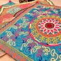 Vibrant Embroidered Bohemian Hippie Cushion Covers, thumbnail 9 of 11