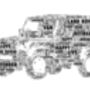 Land Rover Personalised Print, thumbnail 2 of 2