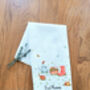 Personalised Floral Garden Tea Towel, thumbnail 4 of 4